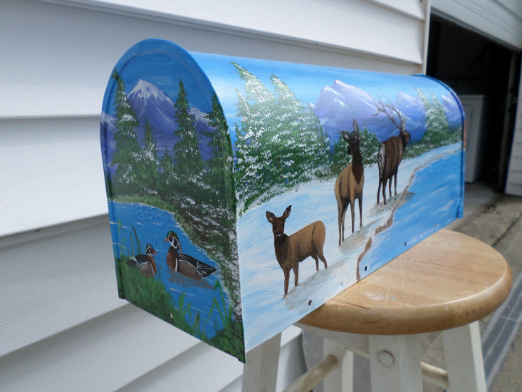 Custom Painted Mailboxes